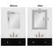 Amanti Art Mirror Makeover Bathroom Mirror Frame Border Kit - Fully Assembled Peel and Stick Frame - Mirror NOT Included - Vista Brushed Nickel Trim